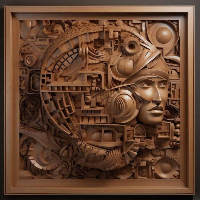 نموذج ثلاثي الأبعاد لآلة CNC 3D Art 